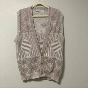 Jantzen vintage  made in USA cotton cardigan vest